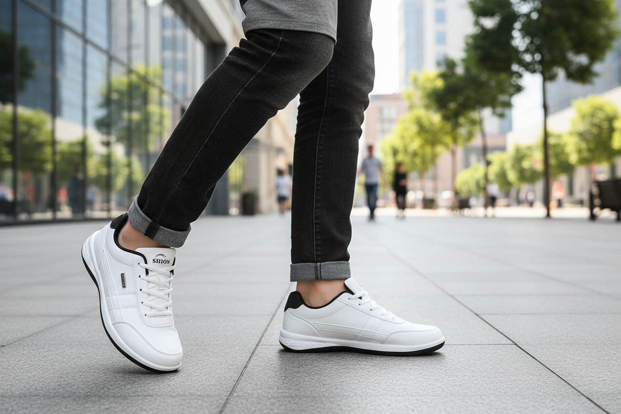 UrbanFlex™ Leder-Sneaker – Premium-Komfort & Ganztags-Performance-Schuhe für Herren