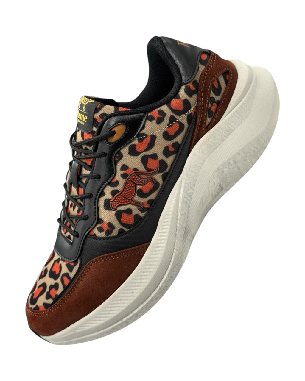 Rame Cheetah Signature Leather Sneakers – Premium Comfort &amp; Bold Identity