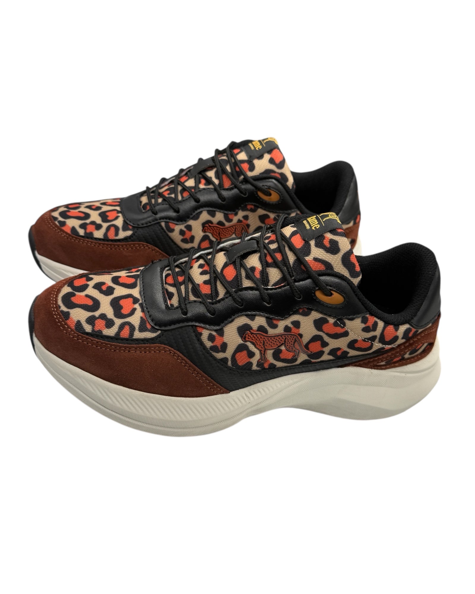 Rame Cheetah Signature Leather Sneakers – Premium Comfort &amp; Bold Identity