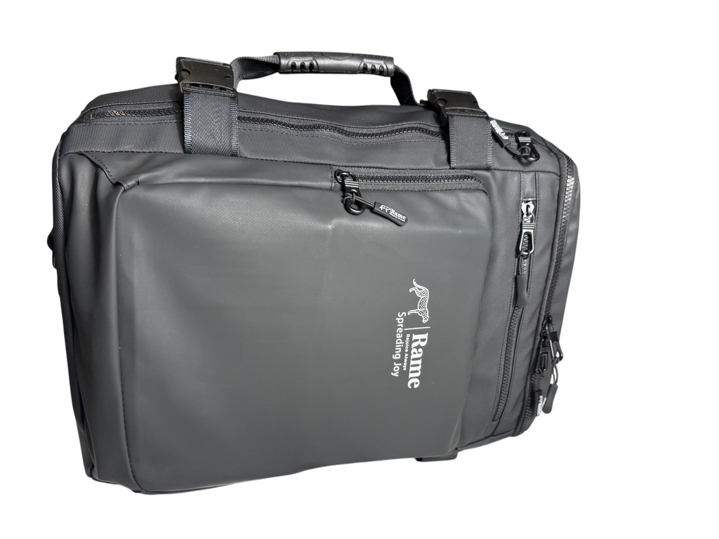 Rame TechPack 3.0 – Diebstahlsicherer, wasserdichter Laptop-Rucksack | Intelligenter Business- und Reiserucksack mit USB-Ladeanschluss, TSA-konform, robust und unisex