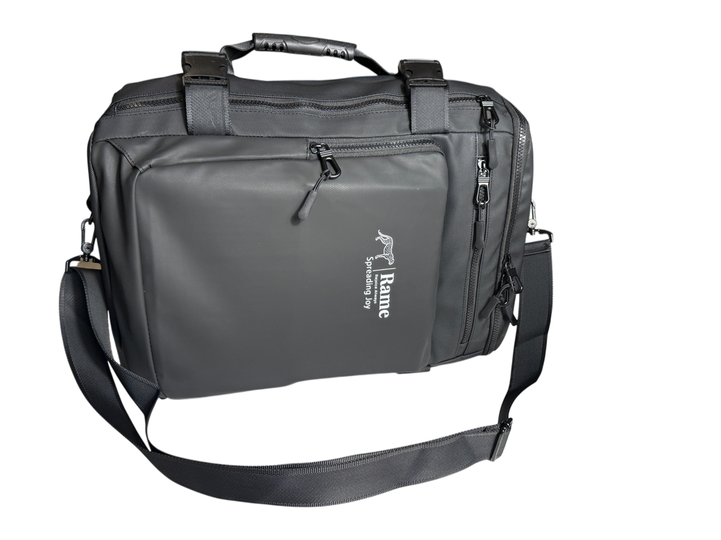 Rame TechPack 3.0 – Diebstahlsicherer, wasserdichter Laptop-Rucksack | Intelligenter Business- und Reiserucksack mit USB-Ladeanschluss, TSA-konform, robust und unisex