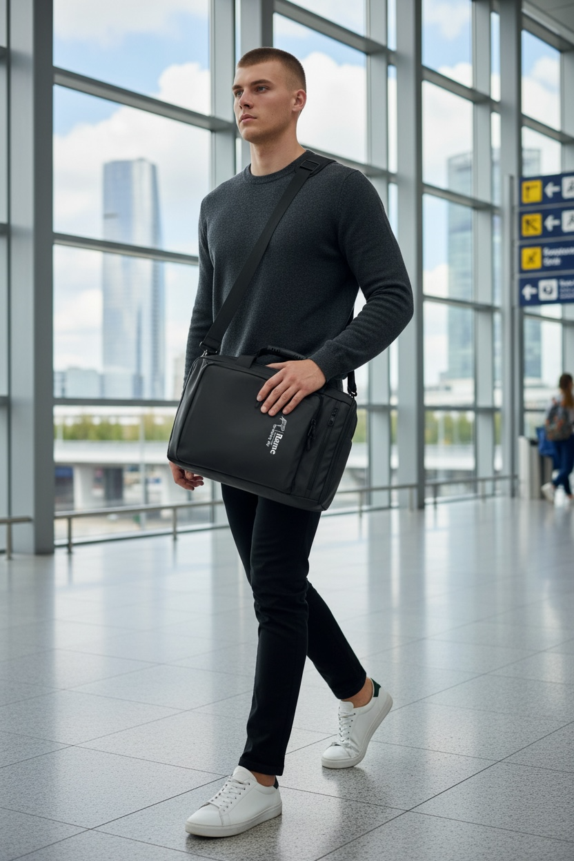 Rame TechPack 3.0 – Diebstahlsicherer, wasserdichter Laptop-Rucksack | Intelligenter Business- und Reiserucksack mit USB-Ladeanschluss, TSA-konform, robust und unisex