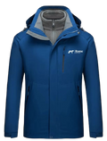 Chaqueta de exterior 3 en 1 – Capa funcional impermeable y cortavientos con capa interior aislante extraíble para hombre y mujer