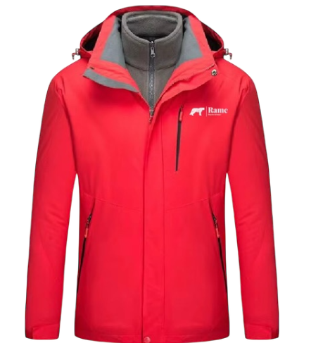 3‑in‑1 Outdoor Jacket – Waterproof & Windproof Functional Shell with Removable Insulated Inner Layer for Men & Women