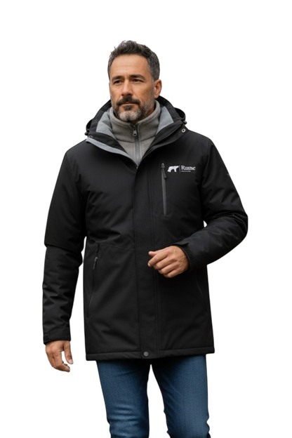 3‑in‑1 Outdoor Jacket – Waterproof & Windproof Functional Shell with Removable Insulated Inner Layer for Men & Women