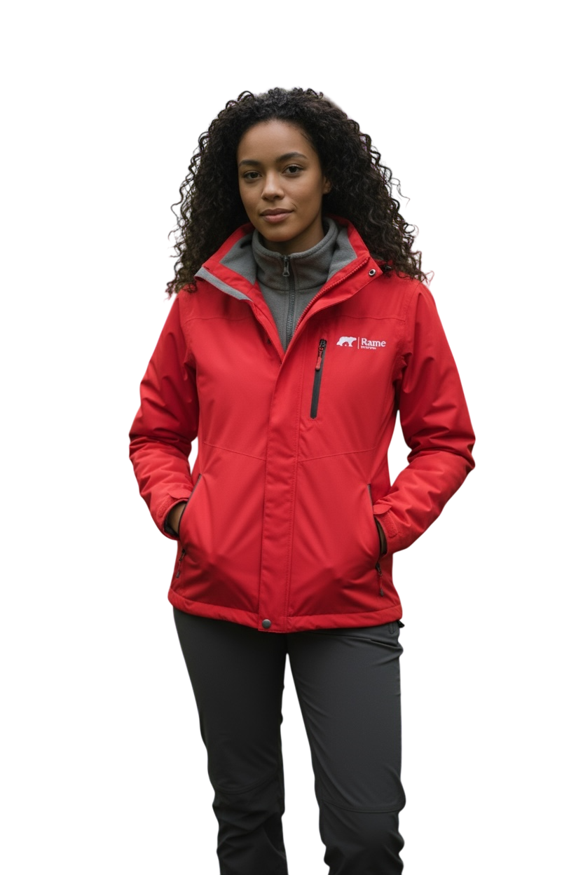 Chaqueta de exterior 3 en 1 – Capa funcional impermeable y cortavientos con capa interior aislante extraíble para hombre y mujer