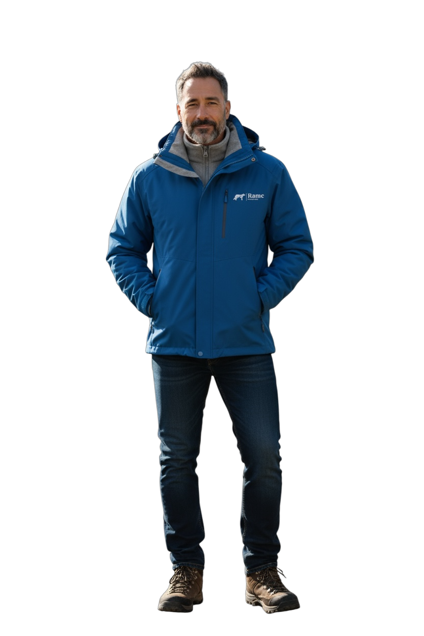 Chaqueta de exterior 3 en 1 – Capa funcional impermeable y cortavientos con capa interior aislante extraíble para hombre y mujer