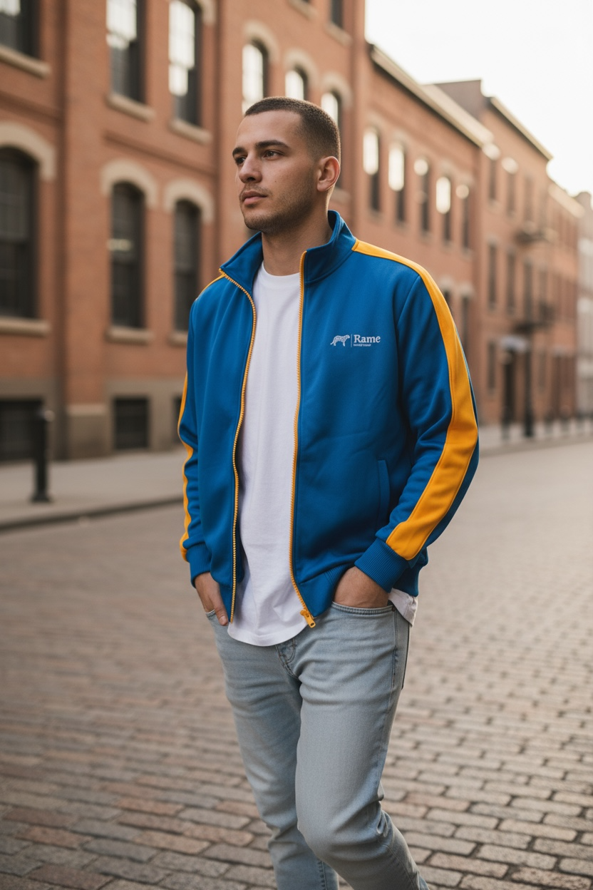 Full-Zip Fleece Jacket – Casual Warm Transitional Jacket for Fall & Winter