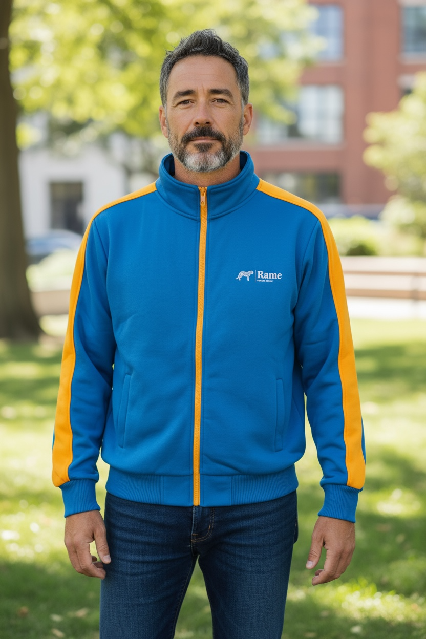 Full-Zip Fleece Jacket – Casual Warm Transitional Jacket for Fall & Winter