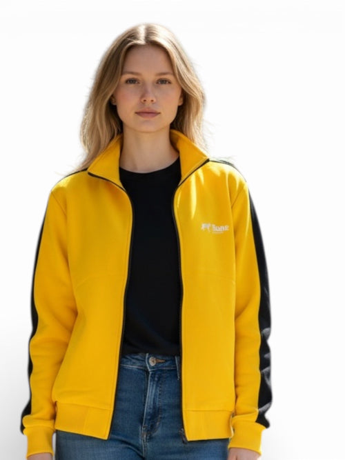 Fleecejacke mit durchgehendem Reißverschluss – Lässige, warme Übergangsjacke für Herbst und Winter