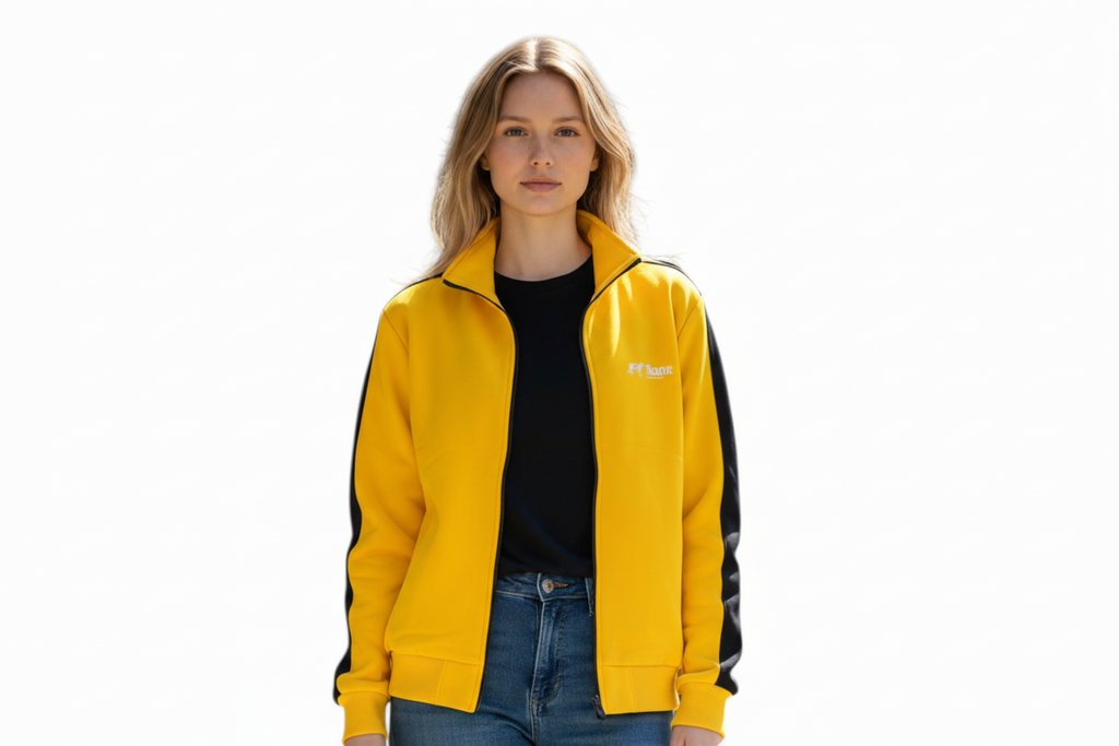 Full-Zip Fleece Jacket – Casual Warm Transitional Jacket for Fall & Winter