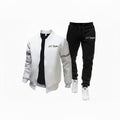 StreetFlex™ Men’s Sport Set – Baseball Jacket &amp; Jogger Pants (Urban Streetwear)