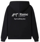 Rame Unisex Zip Hoodie made of Cotton – Warm Knitted Winter Hoodie with Hood, Soft & Breathable