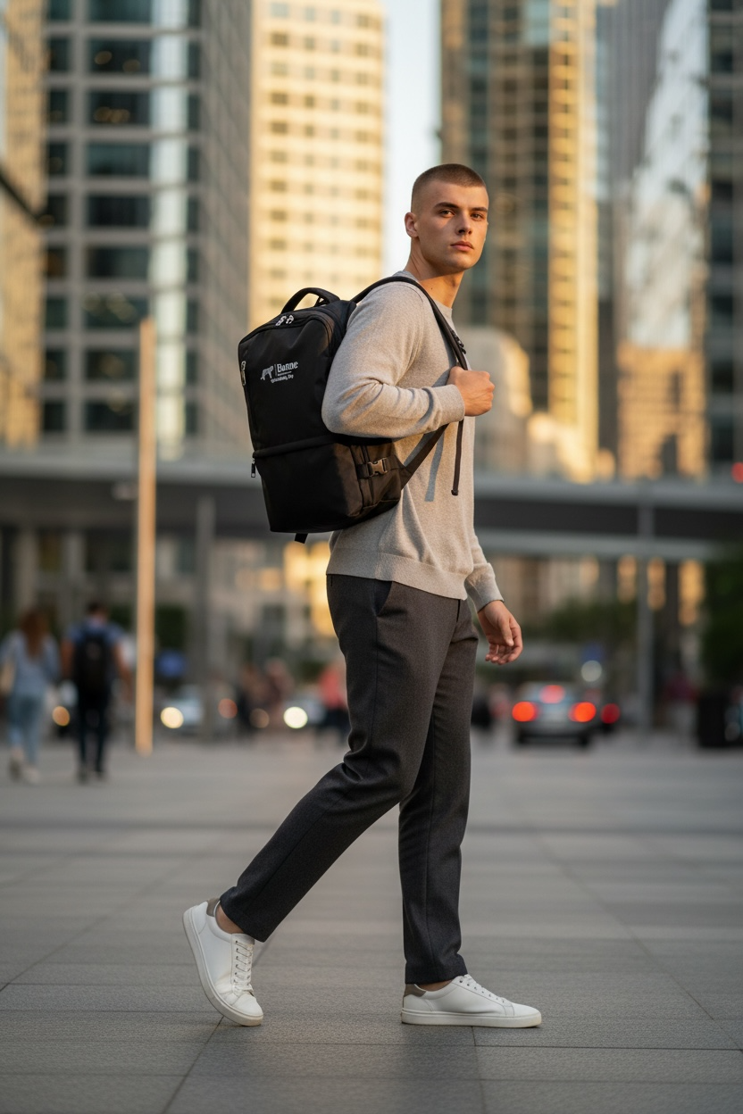 Rame Rejoice Always TravelPro U-Series – 35L Handgepäck Rucksack | Wasserdicht, Diebstahlsicher, Erweiterbar, Laptopfach & USB-Ladeanschluss – Unisex