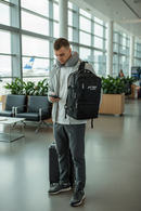 Rame Rejoice Always TravelPro U-Series – 40L Carry-On Travel Backpack | Waterproof, Anti-Theft, Expandable, Laptop Compartment & USB Charging Port – Unisex