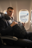 Rame Rejoice Always TravelPro U-Series – 40L Carry-On Travel Backpack | Waterproof, Anti-Theft, Expandable, Laptop Compartment & USB Charging Port – Unisex