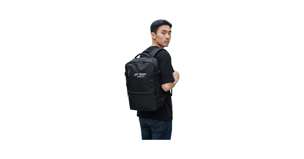 Rame Rejoice Always TravelPro U-Series – 35L Handgepäck Rucksack | Wasserdicht, Diebstahlsicher, Erweiterbar, Laptopfach & USB-Ladeanschluss – Unisex