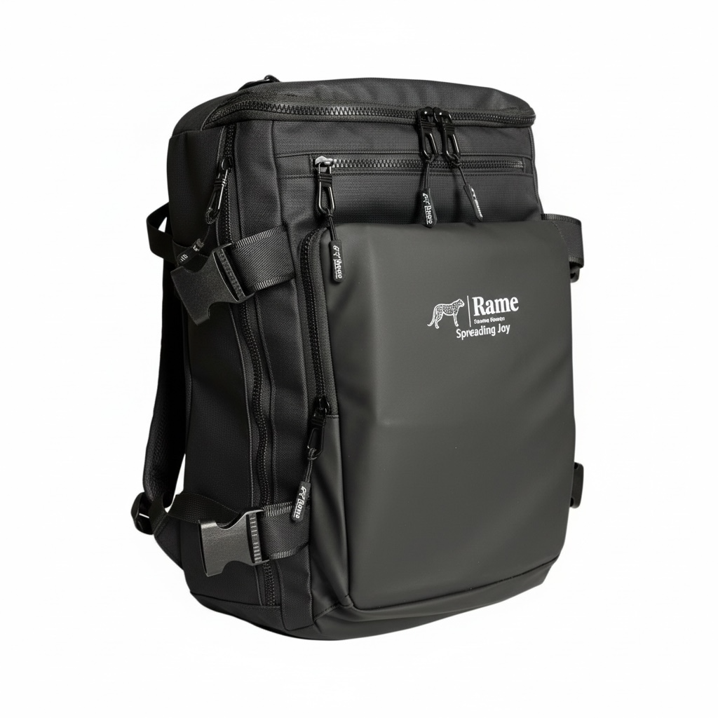 Rame TechPack 3.0 – Diebstahlsicherer, wasserdichter Laptop-Rucksack | Intelligenter Business- und Reiserucksack mit USB-Ladeanschluss, TSA-konform, robust und unisex