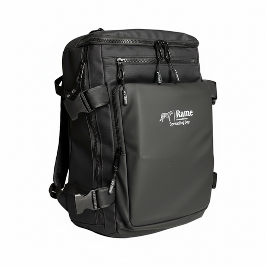 Rame TechPack 3.0 – Anti-Theft Waterproof Laptop Backpack | Smart Business & Travel Backpack with USB Charging Port, TSA-Approved, Durable & Unisex