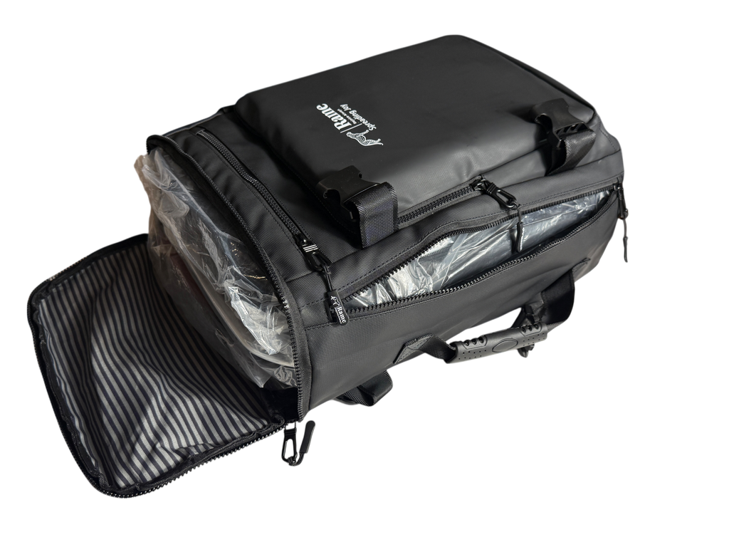 Rame TechPack 3.0 – Diebstahlsicherer, wasserdichter Laptop-Rucksack | Intelligenter Business- und Reiserucksack mit USB-Ladeanschluss, TSA-konform, robust und unisex