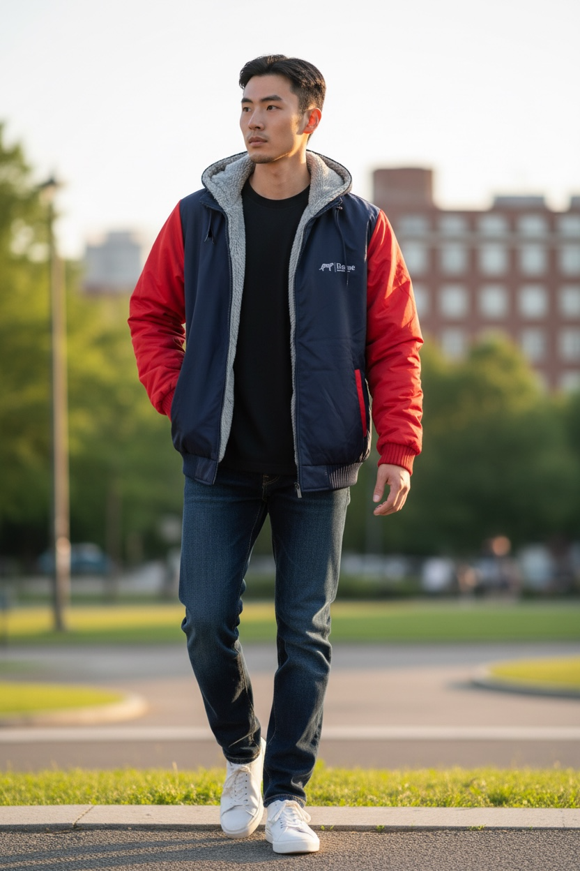 ThermaFlex™ Men’s Fleece Hoodie Jacket – Thick, Warm &amp; Stylish Winter Essential