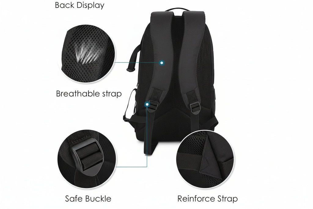 ProShield™ Wasserdichter Kamera-Rucksack – Stoßfeste DSLR-Tasche mit Laptopfach & Stativhalterung (15.6”)