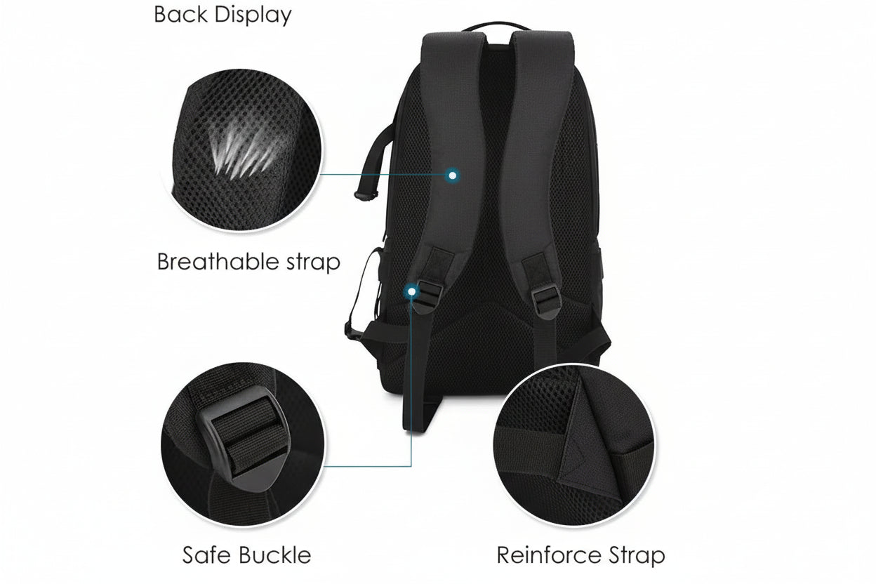 ProShield™ Wasserdichter Kamera-Rucksack – Stoßfeste DSLR-Tasche mit Laptopfach & Stativhalterung (15.6”)
