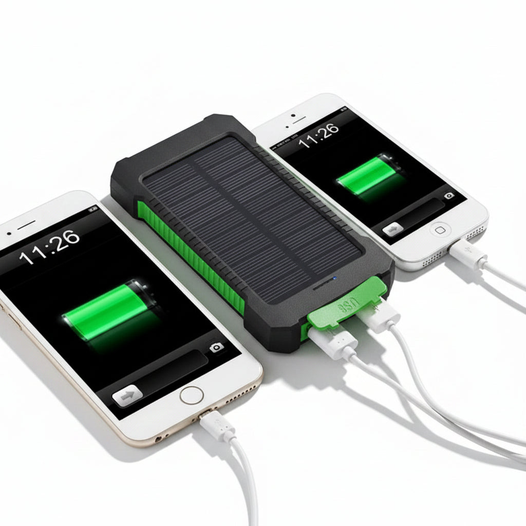 RamePower SolarTitan Pro Max™ 500000mAh Solar Power Bank – Ultra Fast Charging Outdoor Power Station with LED Flashlight - 500000mAh Ultra-High Capacity | Fast Charging | Solar Recharge | LED Flashlight | Outdoor & Emergency Power Station