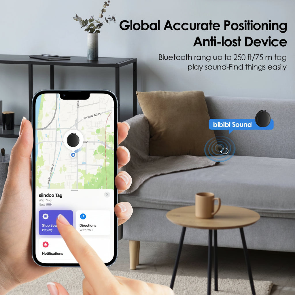 Mini GPS Tracker Real Time Tracking Anti-Theft Locator Smart Anti-Lost Tracking Device for Bikes, Pets, Luggage, Backpacks & Personal Items