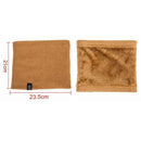 Ultra-Warm Winter Snood Scarf – Unisex Knitted Neck Warmer & Full Face Mask with Plush Lining