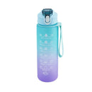 750ml Sports Water Bottle – Leakproof, High-Temperature Resistant, BPA-Free with Straw & One-Hand Flip Lid – Gradient Frosted Design