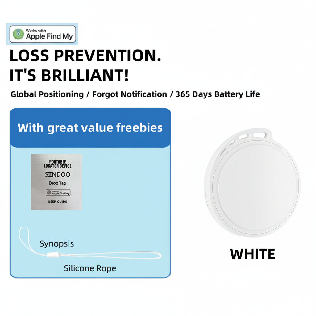 Mini GPS Tracker Real Time Tracking Anti-Theft Locator Smart Anti-Lost Tracking Device for Bikes, Pets, Luggage, Backpacks & Personal Items