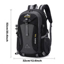 Rame Rejoice Always Waterproof Mountaineering Backpack – Large-Capacity Canvas Outdoor Hiking Bag