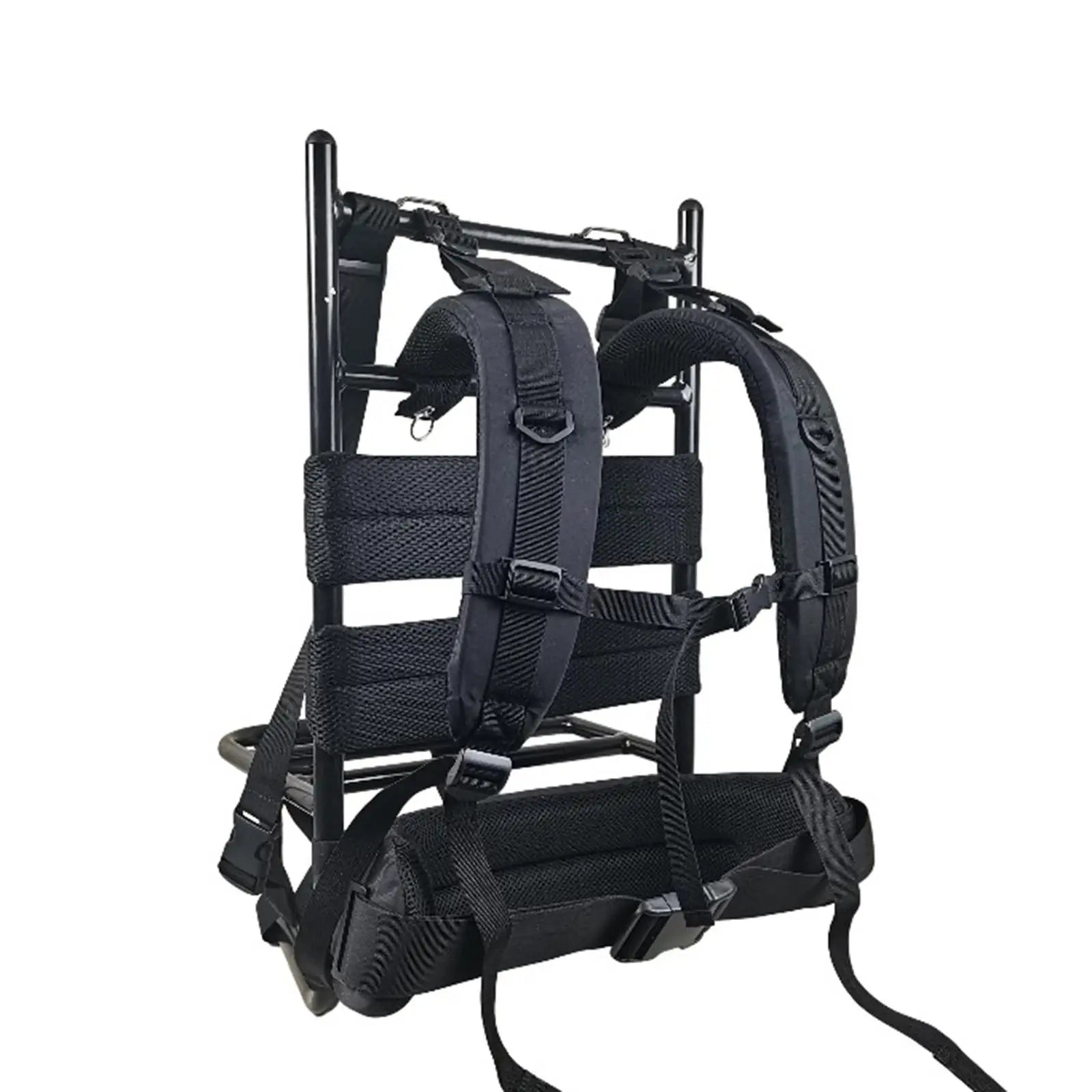 Heavy Duty Backpack Frame with Adjustable Shoulder Straps Portable Outdoor Backpack Holder for Trekking, Climbing & Mountaineering