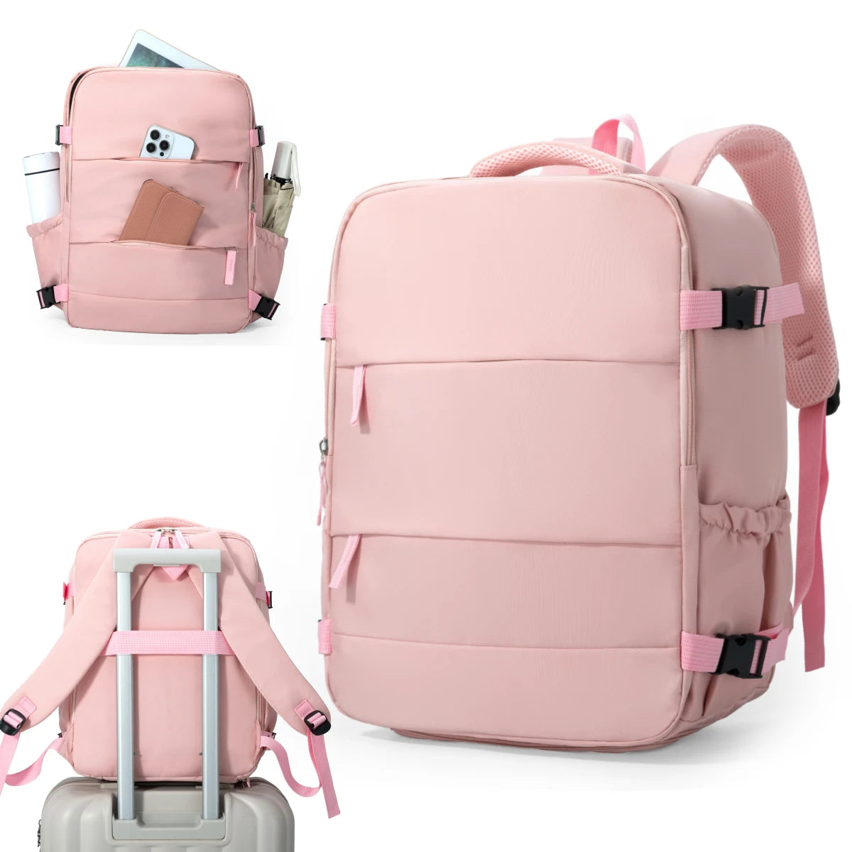 RameTrail UrbanPro Travel Backpack 35L – Laptop Backpack with Shoe Compartment, Carry-On Business & School Bag for Men & Women