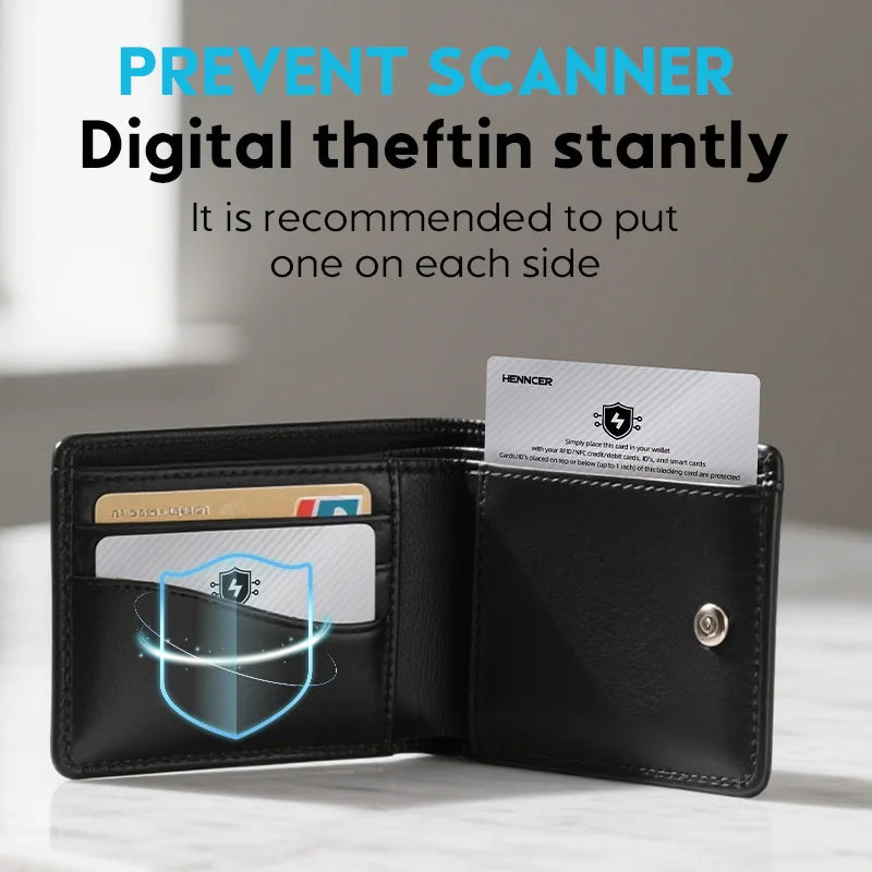 RFID Blocking Card – Credit & Debit Card Protector Anti-Theft Contactless NFC & RFID Wallet Protection Card