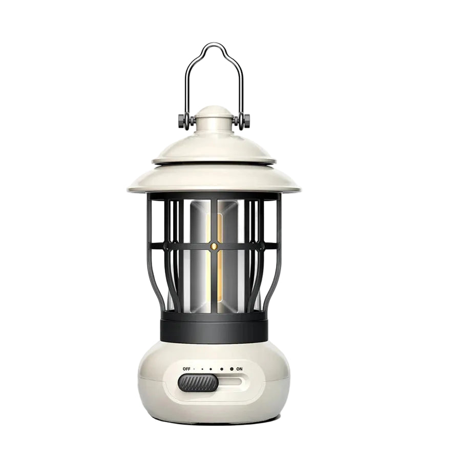 LumiVintage™ Retro LED Camping Lantern – USB Rechargeable Portable Outdoor Tent & Emergency Light