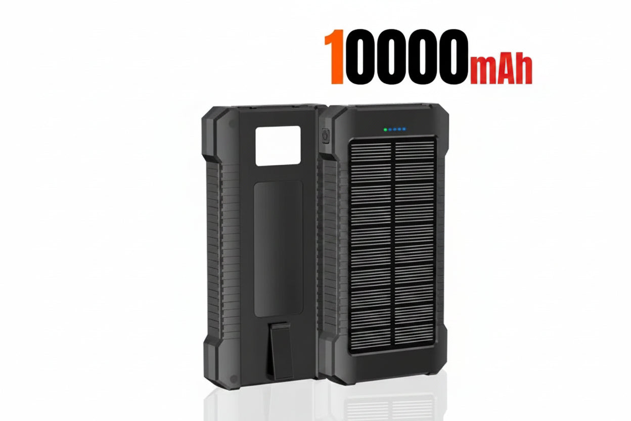 RamePower SolarTitan Pro Max™ 500000mAh Solar Power Bank – Ultra Fast Charging Outdoor Power Station with LED Flashlight - 500000mAh Ultra-High Capacity | Fast Charging | Solar Recharge | LED Flashlight | Outdoor & Emergency Power Station