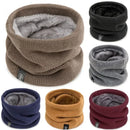 Ultra-Warm Winter Snood Scarf – Unisex Knitted Neck Warmer & Full Face Mask with Plush Lining