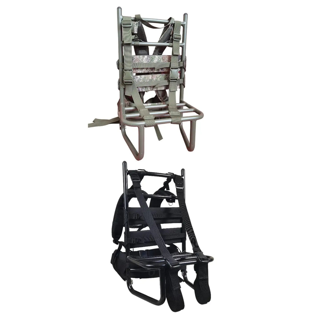 Heavy Duty Backpack Frame with Adjustable Shoulder Straps Portable Outdoor Backpack Holder for Trekking, Climbing & Mountaineering
