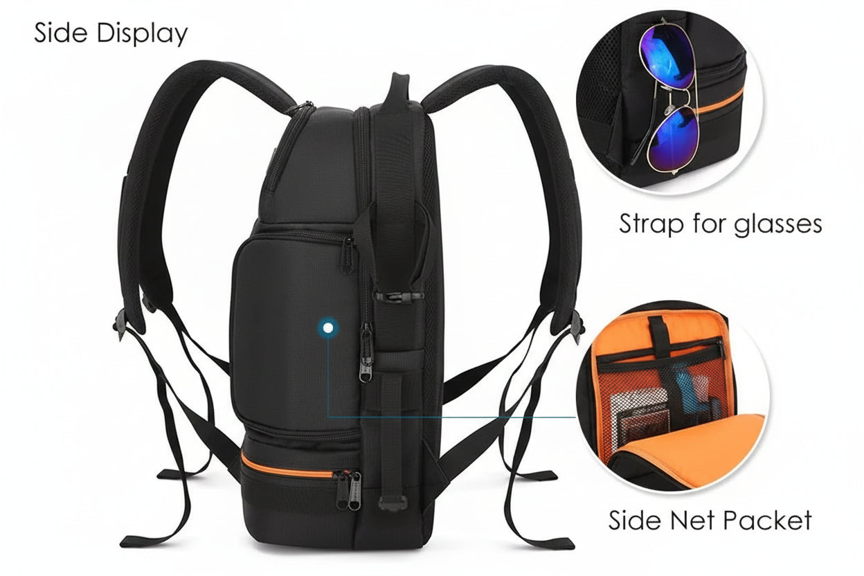 ProShield™ Wasserdichter Kamera-Rucksack – Stoßfeste DSLR-Tasche mit Laptopfach & Stativhalterung (15.6”)