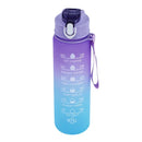 750ml Sports Water Bottle – Leakproof, High-Temperature Resistant, BPA-Free with Straw & One-Hand Flip Lid – Gradient Frosted Design