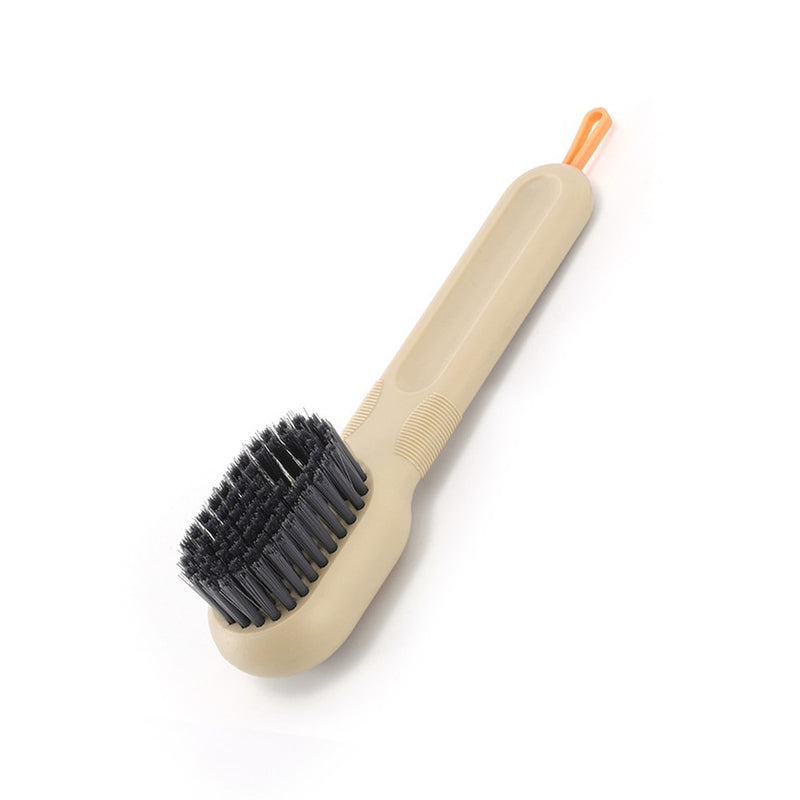 The automatic cleaning brush for liquid soap dispensers