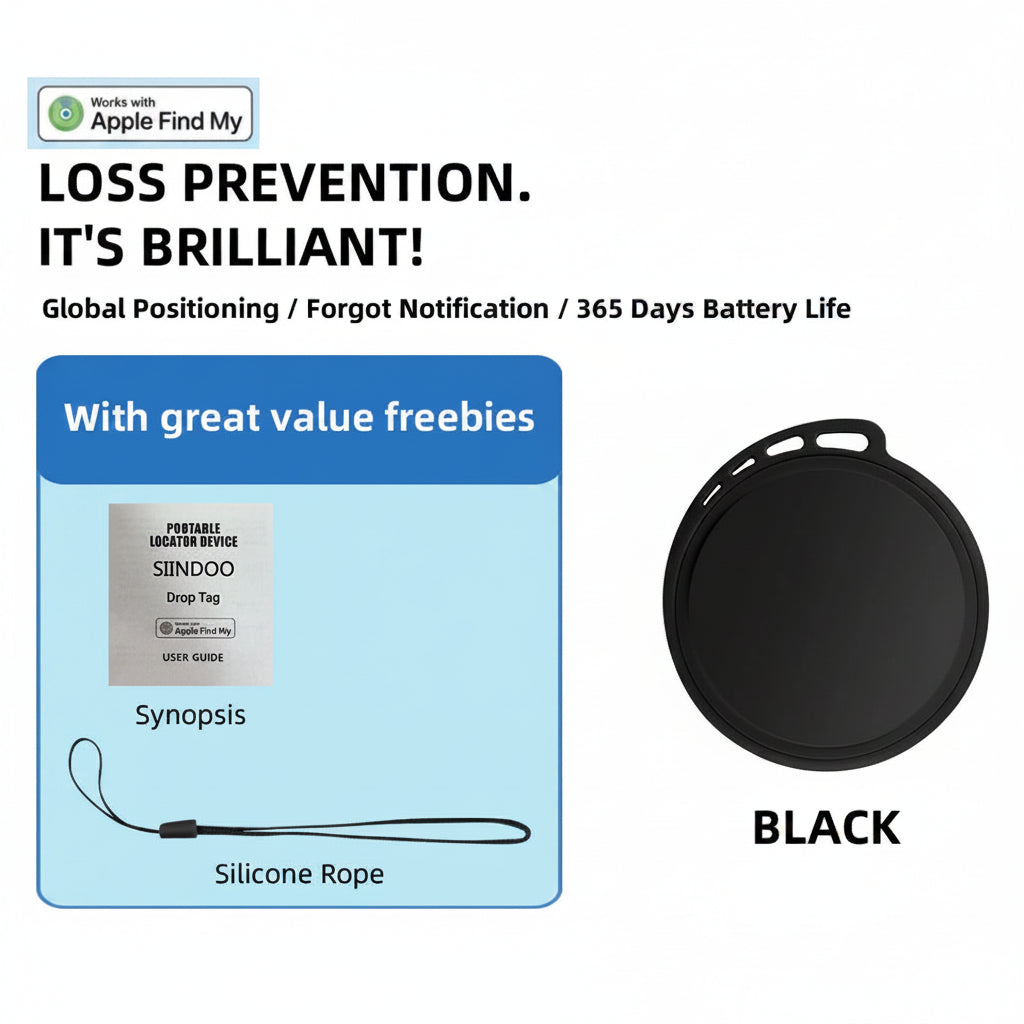 Mini GPS Tracker Real Time Tracking Anti-Theft Locator Smart Anti-Lost Tracking Device for Bikes, Pets, Luggage, Backpacks & Personal Items