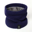 Ultra-Warm Winter Snood Scarf – Unisex Knitted Neck Warmer & Full Face Mask with Plush Lining