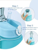 750ml Sports Water Bottle – Leakproof, High-Temperature Resistant, BPA-Free with Straw & One-Hand Flip Lid – Gradient Frosted Design