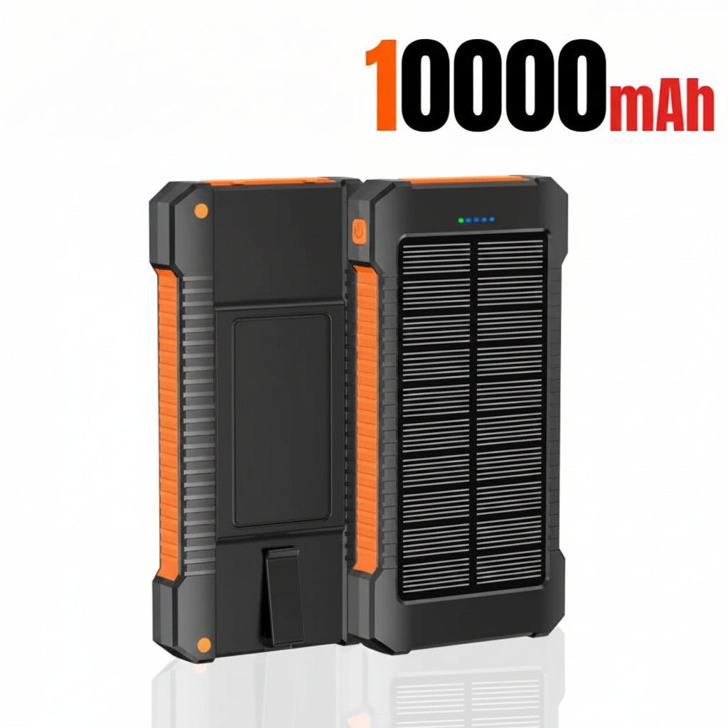 RamePower SolarTitan Pro Max™ 500000mAh Solar Power Bank – Ultra Fast Charging Outdoor Power Station with LED Flashlight - 500000mAh Ultra-High Capacity | Fast Charging | Solar Recharge | LED Flashlight | Outdoor & Emergency Power Station