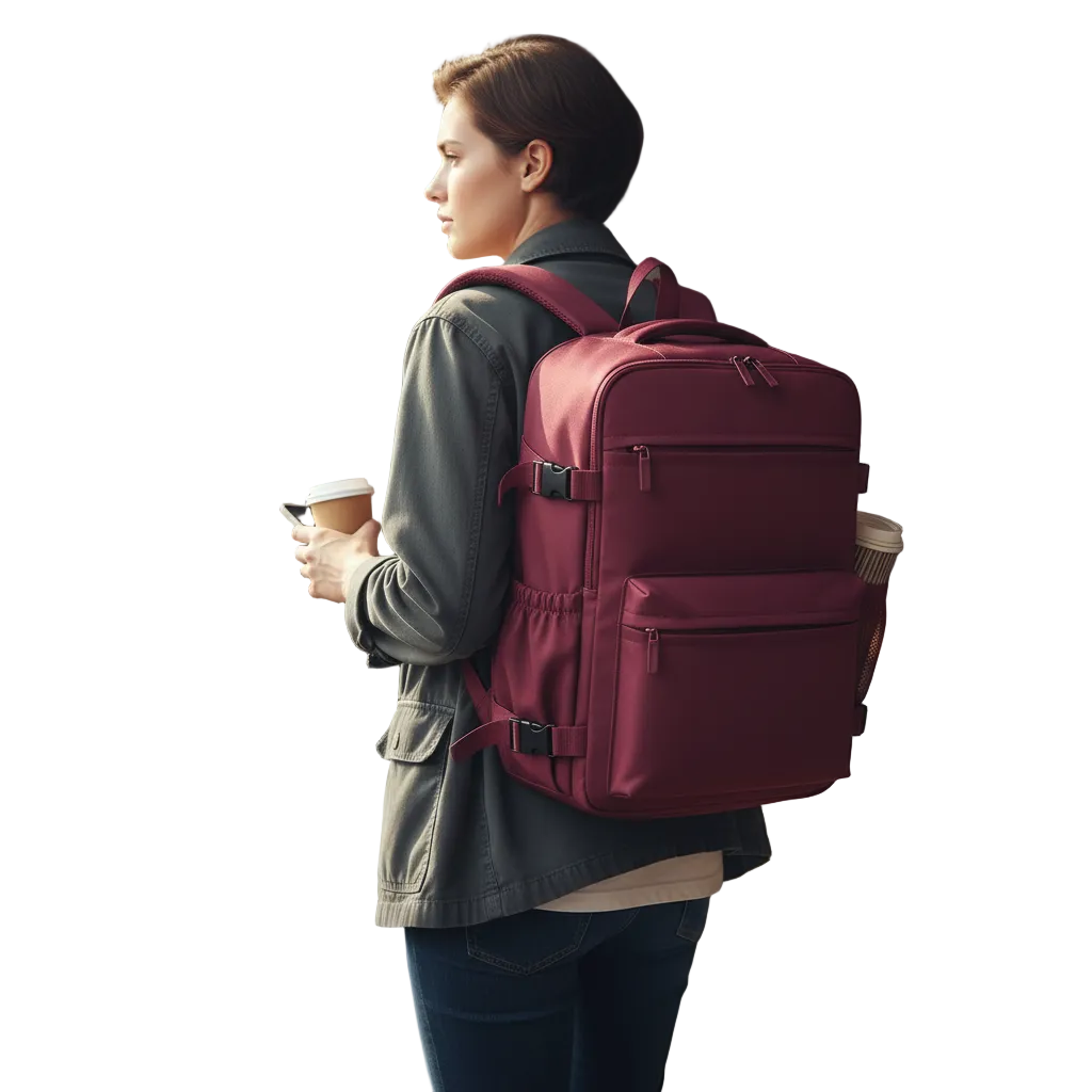 RameTrail FlexPack Pro Backpack – Expandable Travel Laptop Bag with Shoe Compartment, Carry-On Business & School Backpack for Men & Women