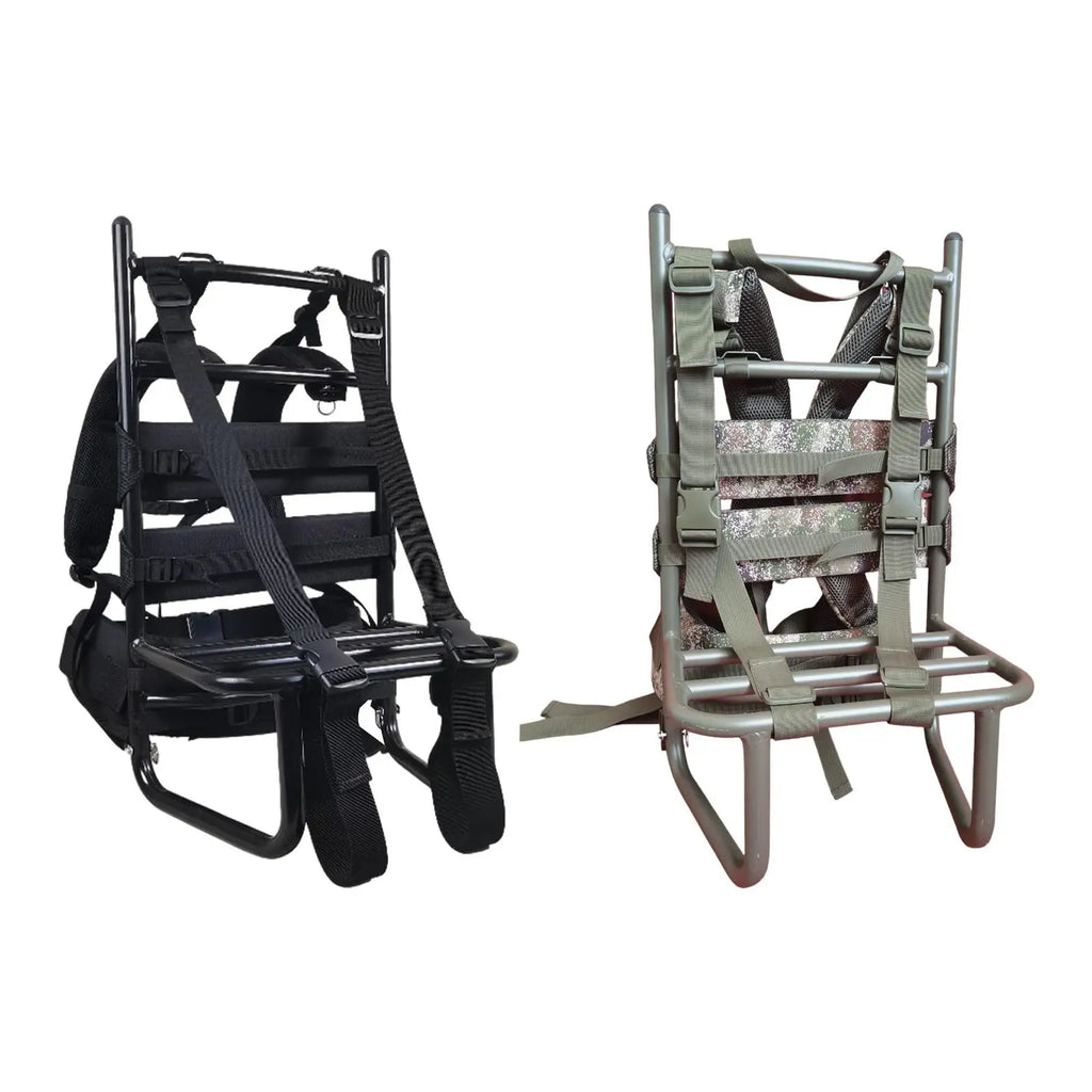 Heavy Duty Backpack Frame with Adjustable Shoulder Straps Portable Outdoor Backpack Holder for Trekking, Climbing & Mountaineering