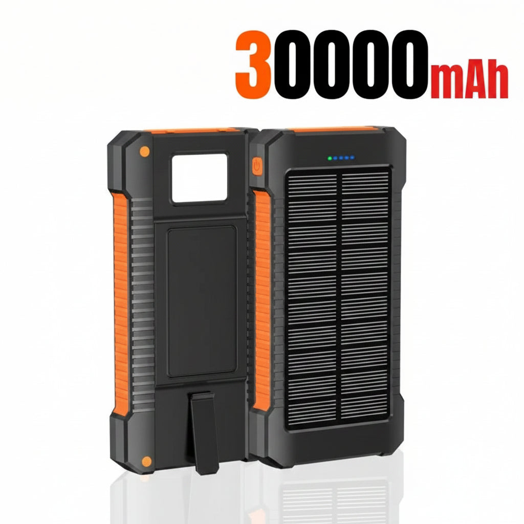 RamePower SolarTitan Pro Max™ 500000mAh Solar Power Bank – Ultra Fast Charging Outdoor Power Station with LED Flashlight - 500000mAh Ultra-High Capacity | Fast Charging | Solar Recharge | LED Flashlight | Outdoor & Emergency Power Station